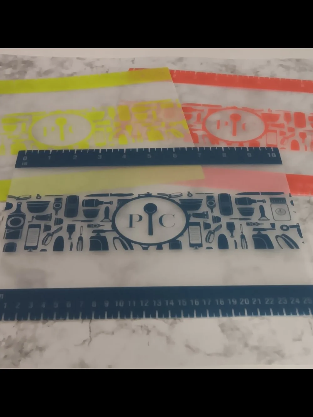 Pampered Chef Flexible Cutting Mat Set of 3